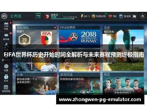 FIFA世界杯历史开始时间全解析与未来赛程预测终极指南